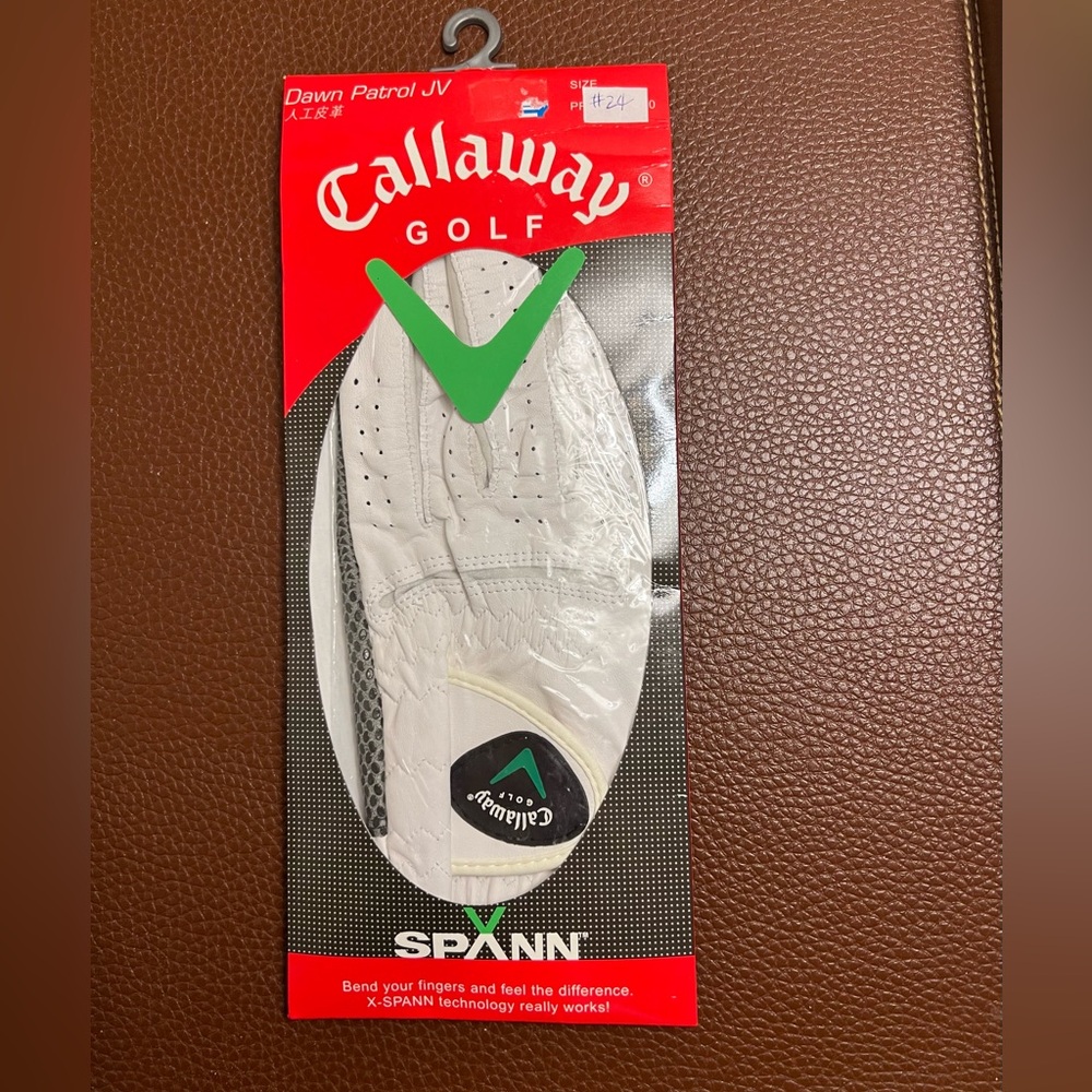 Callaway X-SPANN White Left Hand Golf Glove